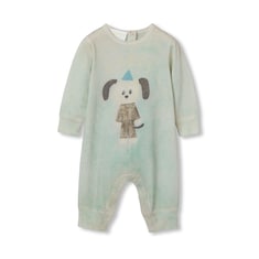 Baby printed cotton jersey one-piece