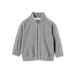 Chaqueta de felpilla bordada para bebé