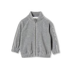 Veste pour bébé en chenille avec broderies