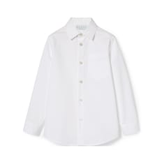 Chemise enfant en coton brodé