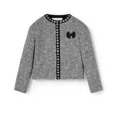 Chaqueta infantil de tweed bordado