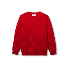 Children's GG wool jacquard sweater