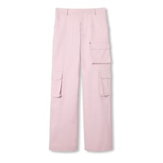 Pantalon en toile de coton embossée délavée