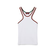 Cotton tank top with Web