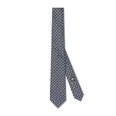 Corbata de jacquard de seda con GG