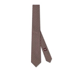 Cravatta in seta jacquard con Morsetti