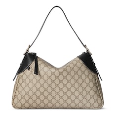 GG Emblem large shoulder bag