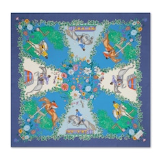 Printed silk carré