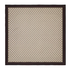 Laminated printed silk twill carré