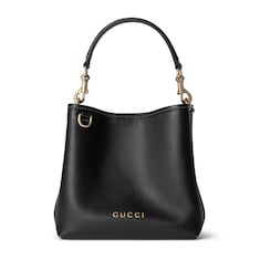 Borsa a secchiello GG Emblem misura piccola