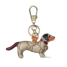 Dog-shaped bag charm