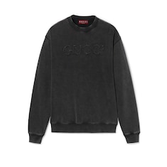 Sudadera de Algodón con Bordado