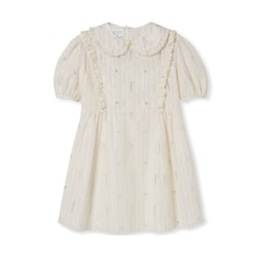 Children's embroidered cotton dress