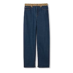 Boyfriend fit denim trouser