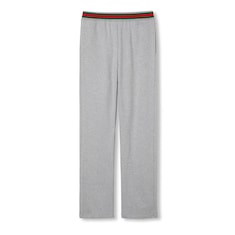Pantalone da jogging in jersey di cotone con dettaglio Web