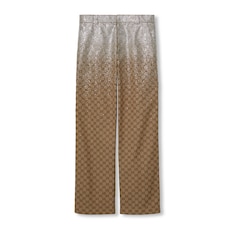 GG canvas trouser with crystals