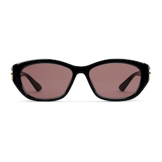 Rectangular frame sunglasses