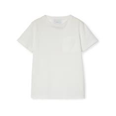 Camiseta infantil de algodón con bordado