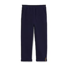 Pantalone bambino in cotone con dettaglio Web