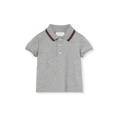 Baby cotton polo shirt with Web