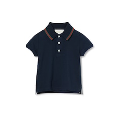 Baby cotton polo shirt with Web