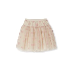 Children's embroidered tulle skirt