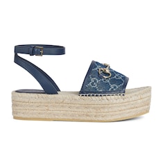 Women's flatform espadrille with Horsebit