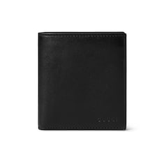 Portafoglio bi-fold GG Emblem con logo in rilievo