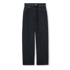 Pantalon en denim avec étiquette Gucci