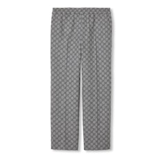 Pantalone in flanella GG