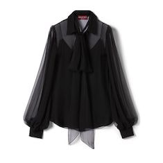 Silk chiffon shirt