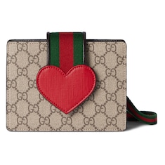 Bolso infantil con GG y corazón