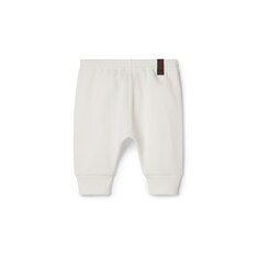 Pantalone neonato in cotone con dettaglio Web