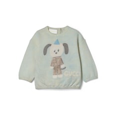 Baby-Sweatshirt aus Baumwolle mit Print