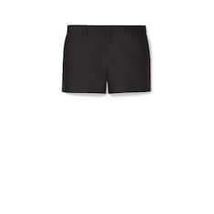 Wool silk gabardine shorts
