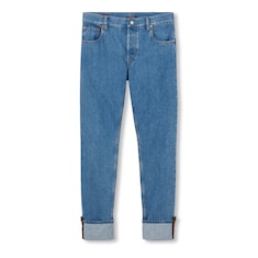 Pantaloni in denim dal taglio affusolato