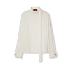 Top de georgette de seda