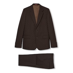 GG wool jacquard suit