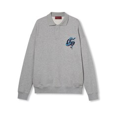 Sweat-shirt en jersey de coton imprimé