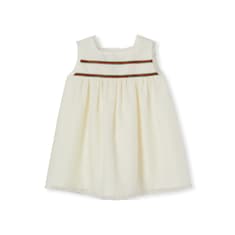 Baby GG cotton dress with Web