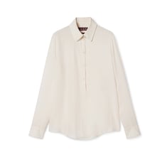 Silk jacquard shirt