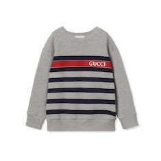 Sweat-shirt pour enfant en coton imprimé