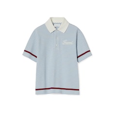 Children's embroidered cotton polo shirt