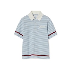 Polo infantil de algodón bordado
