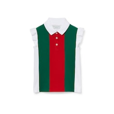 Children's cotton polo shirt with Web