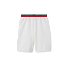 Kindershorts aus Baumwolle mit Stickerei