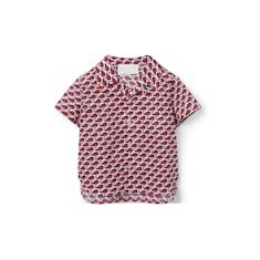 Baby printed cotton shirt