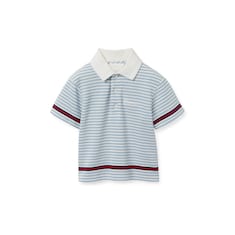 Polo de algodón con bordado para bebé