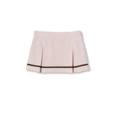 Falda infantil de algodón bordado