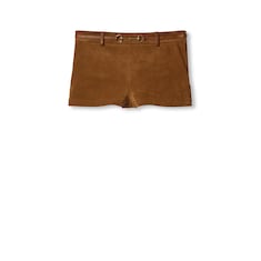 Short en daim avec ceinture à détail Mors